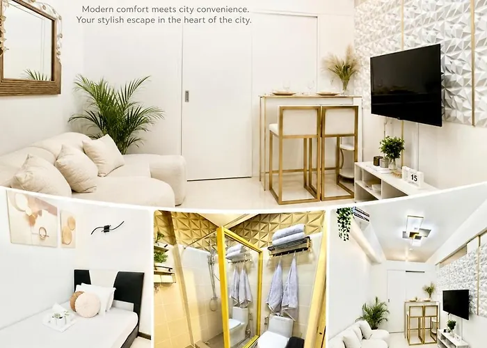 Apartment Luxe Staycation-2br With Balcony And View Near Moa, World Trade Center, Picc At Coast Residences Manila